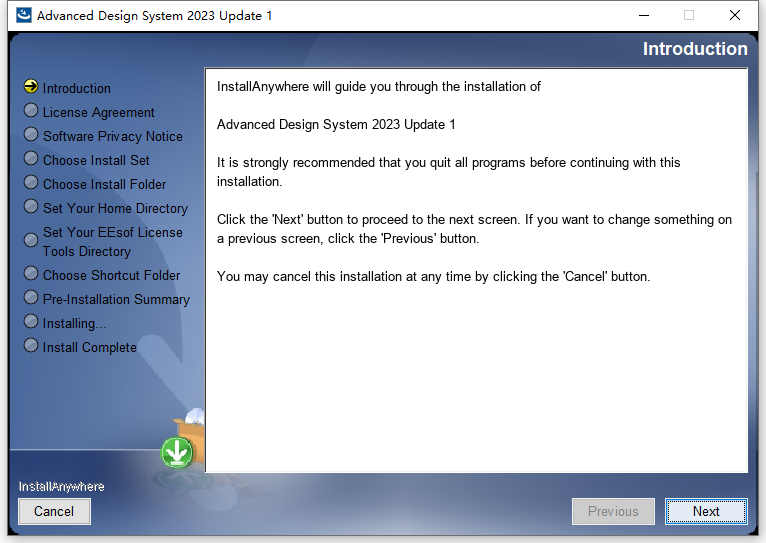 Advanced Design System 2023 With Update 1 64位英文版软件安装教程