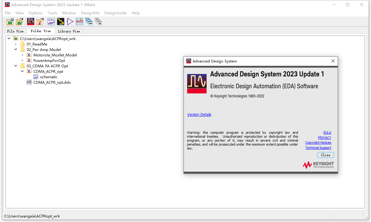 Advanced Design System 2023 With Update 1 64位英文版软件安装教程