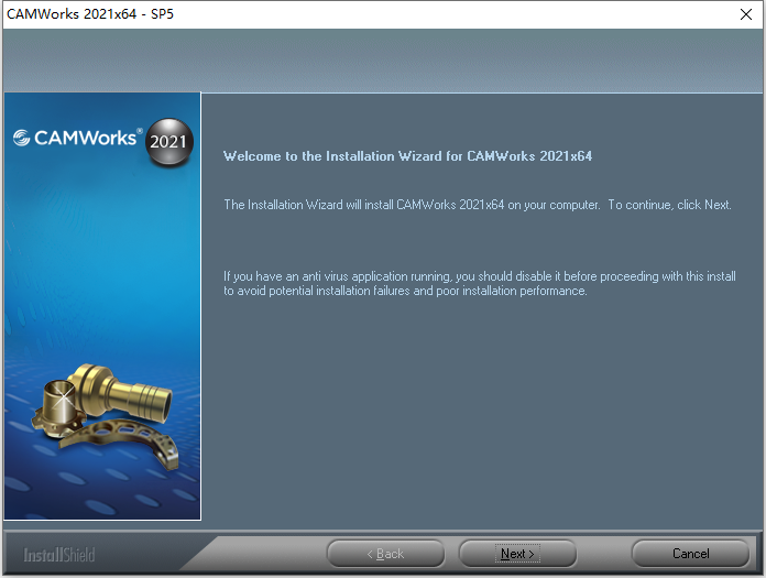 CAMWorks 2021 SP5 For Solidworks 2020-2022 64位简体中文版软件安装教程