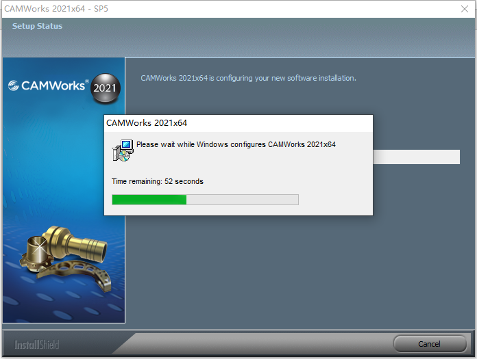 CAMWorks 2021 SP5 For Solidworks 2020-2022 64位简体中文版软件安装教程