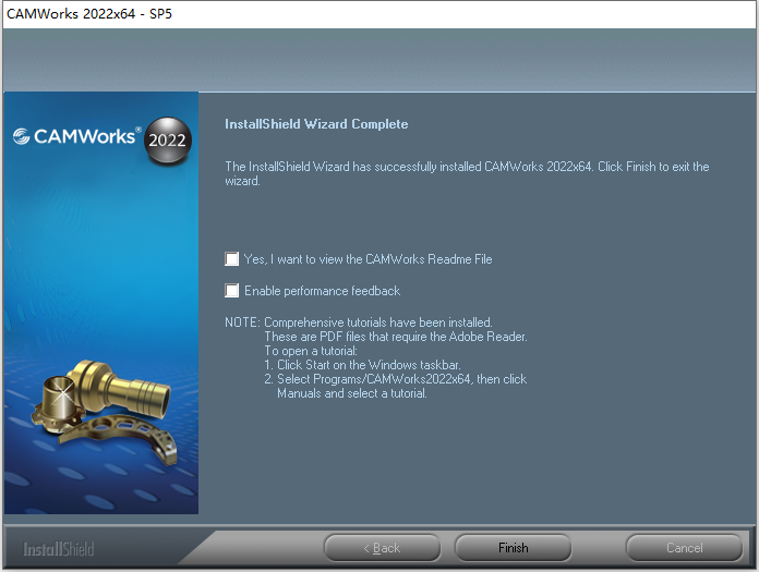 CAMWorks 2022 SP5 For SolidWorks 2021-2023 64位简体中文版软件安装教程