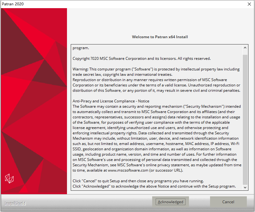 MSC Patran 2020 64位英文版软件安装教程