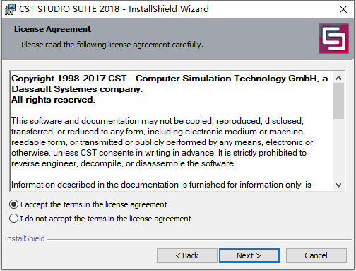 CST Studio Suite 2018 64位英文版软件安装教程