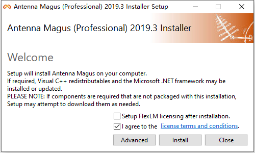 Antenna Magus Professional 2019.3 64位英文版软件安装教程