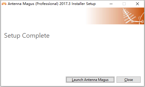 Antenna Magus Professional 2017.3 64位英文版软件安装教程