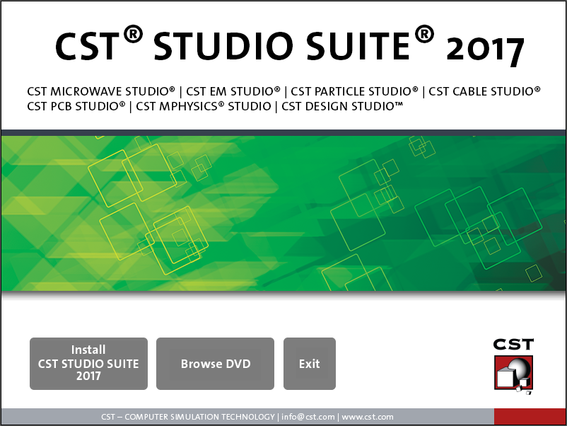  CST Studio Suite 2017 With SP5 64位英文版软件安装教程