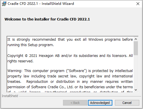 Cradle CFD 2022.1 64位英文版软件安装教程