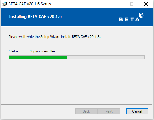  BETA CAE Systems v20.1.6 64位软件安装教程