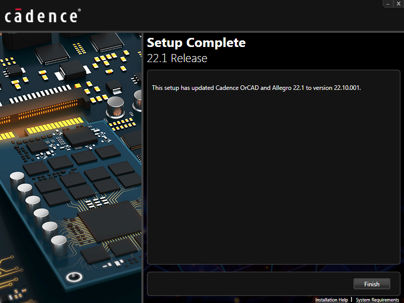 Cadence Allegro and OrCAD 2022 v22.10.001 64位英文版软件安装教程