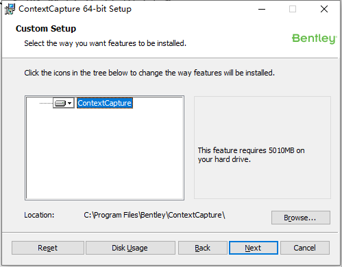 Bentley ContextCapture CONNECT Edition v10.20 64位简体中文版安装教程