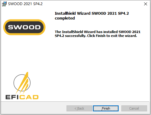 EFICAD SWOOD 2021 SP4.2 For Solidworks 2022 中文版下载安装教程