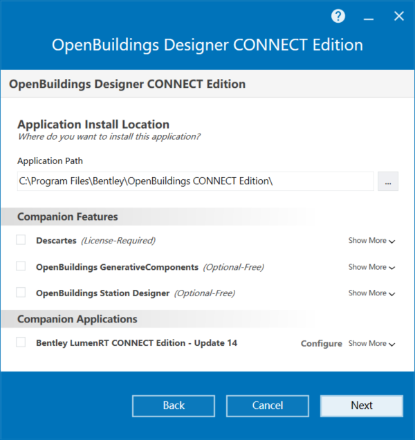 Bentley OpenBuildings Designer CONNECT Edition v10.09中文版下载安装教程