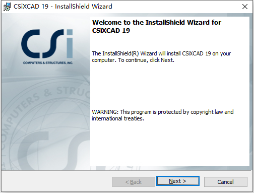 CSI CSiXCAD v19.30 64位英文版软件安装教程