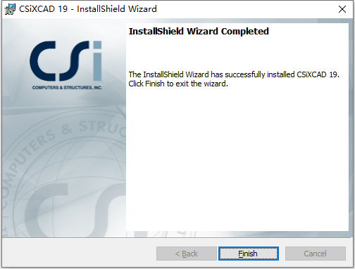 CSI CSiXCAD v19.30 64位英文版软件安装教程