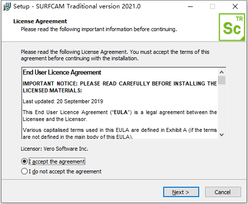 Hexagon SurfCAM Traditional v2021.0.2204.188 64位英文版软件安装教程