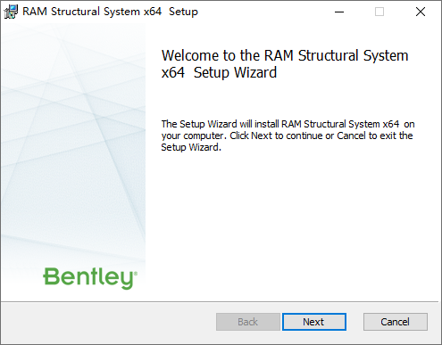 Bentley RAM Structural System CONNECT Edition v17.04.02下载安装教程