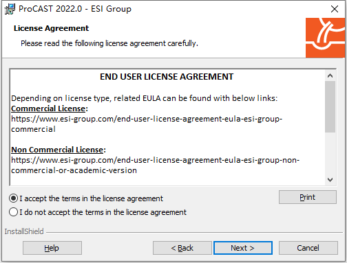 ESI ProCAST 2022.0 64位简体中文版软件安装教程