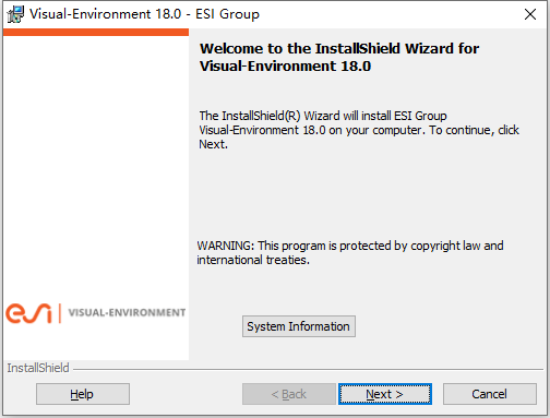 ESI Visual-Environment 18.0 64位简体中文版安装教程