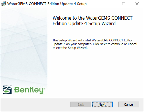 Bentley WaterGEMS CONNECT Edition v10.04.00下载安装教程