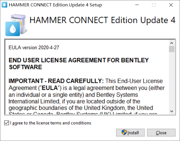 Bentley OpenFlows HAMMER v10.04.00.108下载安装教程