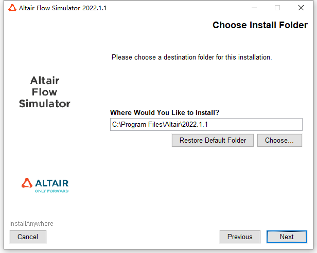 Altair FlowSimulator 2022.1.1软件下载安装教程