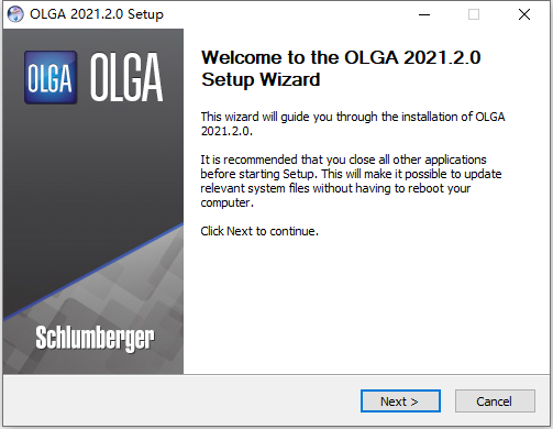 Schlumberger OLGA 2021.2 64位英文版安装教程