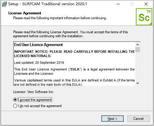 Vero SurfCAM Traditional v2020.1.273下载安装教程