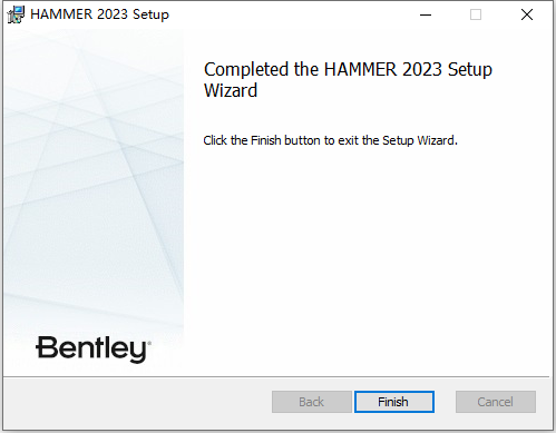 Bentley OpenFlows HAMMER v23.00.00.19 64位英文版下载安装教程