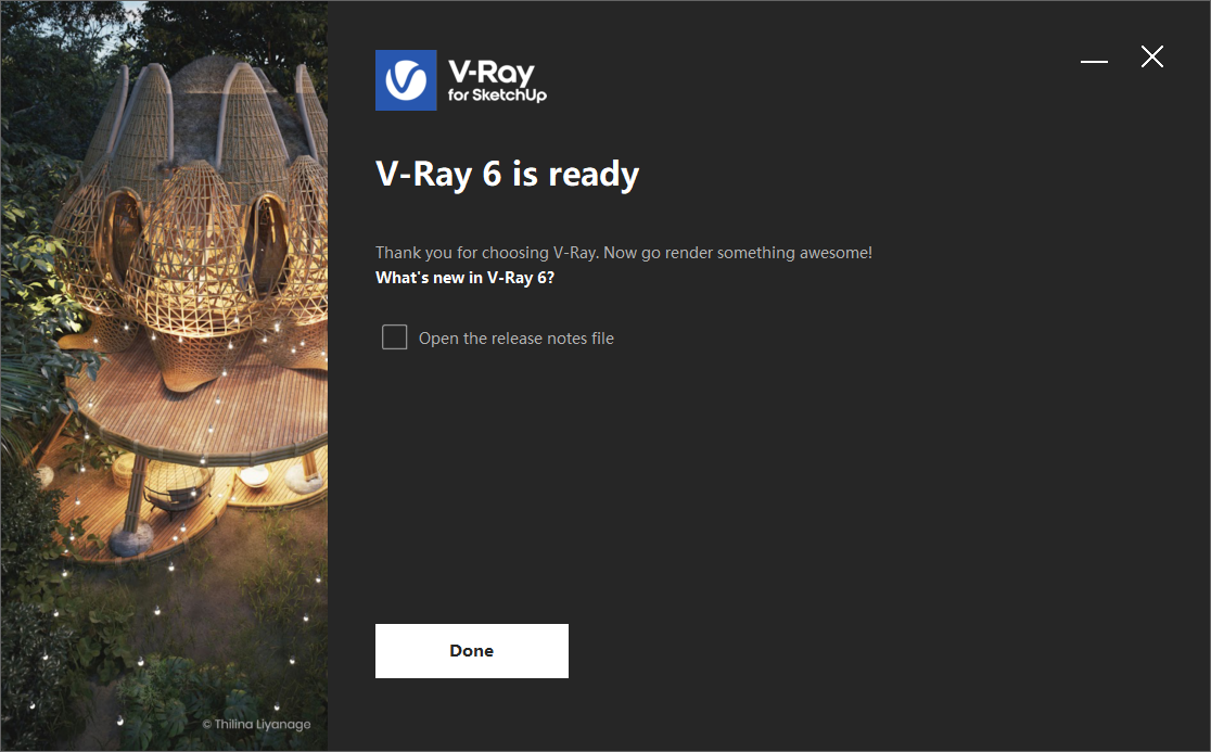V-Ray Next Build 6.20.03 for SketchUp 2019-2024 64位简体中文版安装教程