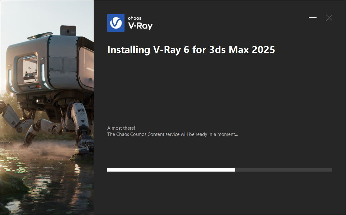 V-Ray Next Build 6.20.06 for 3ds Max 2025 64位简体中文版安装教程