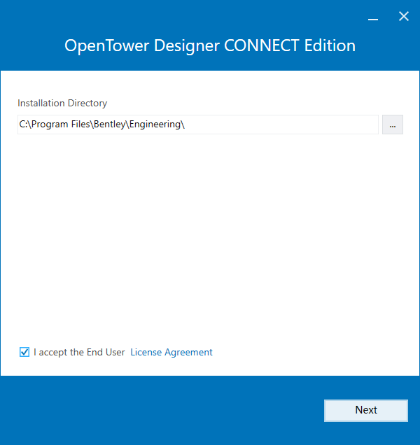 Bentley OpenTower Designer 2023 v10.03.01.88 64位英文版软件安装教程