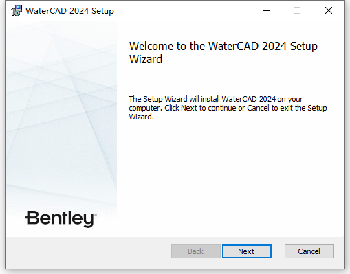 Bentley WaterCAD CONNECT Edition v24.00.00.24 64位英文版软件安装教程