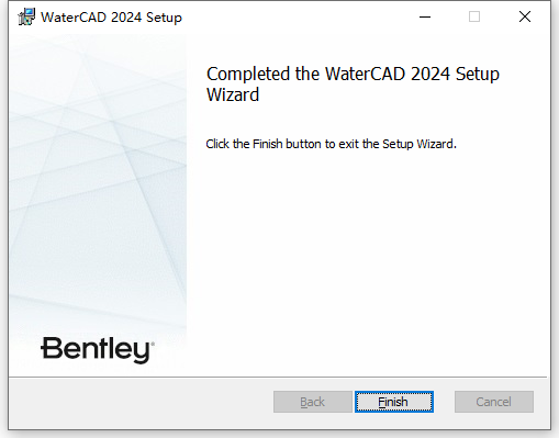 Bentley WaterCAD CONNECT Edition v24.00.00.24 64位英文版软件安装教程