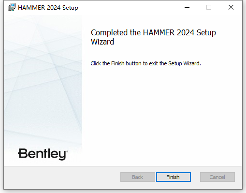 Bentley OpenFlows HAMMER v24.00.00.24 64位英文版安装教程