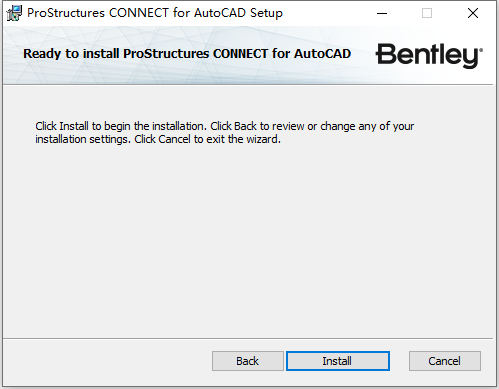 Bentley ProStructures For AutoCad v10.02.00.04 64位英文版软件安装教程