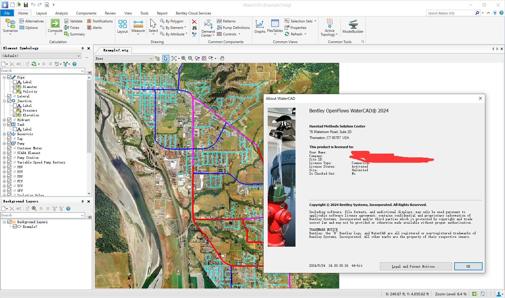 Bentley WaterCAD CONNECT Edition v24.00.00.26 64位英文版软件安装教程