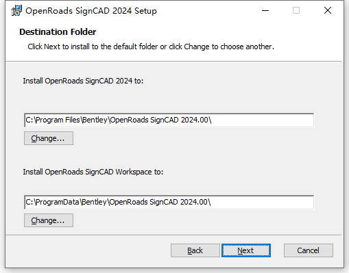 Bentley OpenRoads SignCAD 2024 v24.00.00.56 64位英文版软件下载安装教程