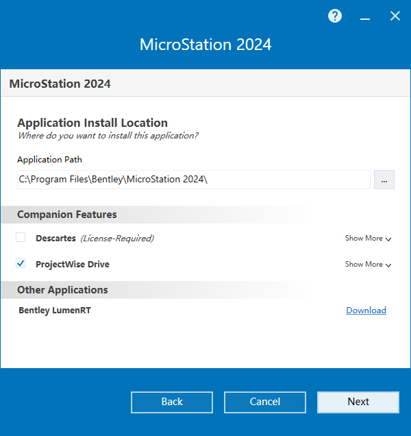 Bentley MicroStation 2024 v24.00.01.056 64位软件下载安装教程