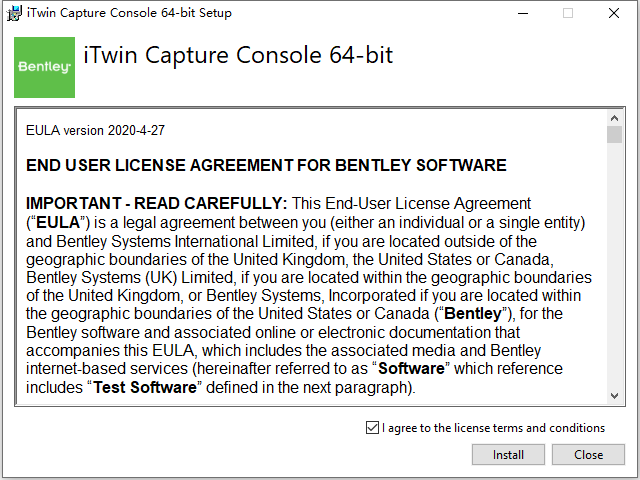 Bentley iTwin Capture Console 2023 v23.00.02.525 64位简体中文版软件下载安装教程