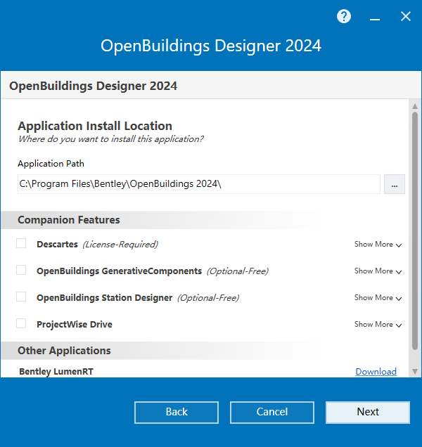 Bentley OpenBuildings Designer 2024 v24.00.00.072 64位英文版软件下载安装教程