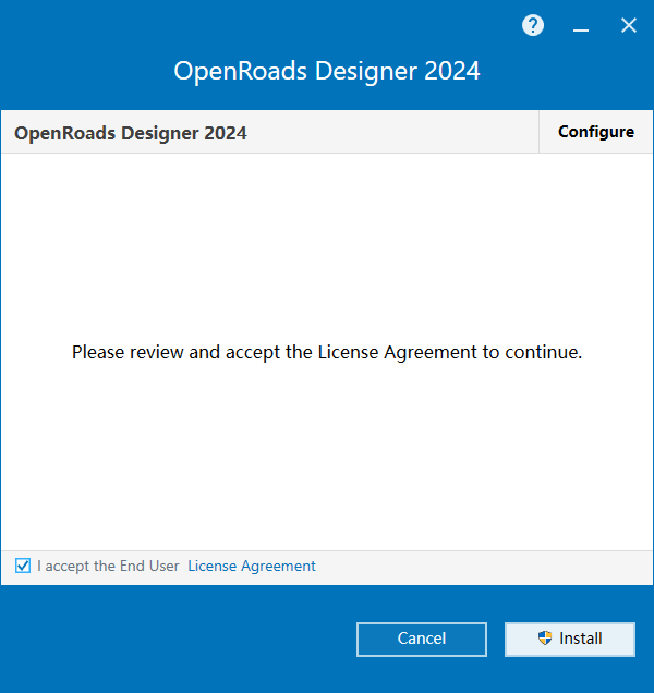 Bentley OpenRoads Designer 2024 v24.00.00.205 64位软件下载安装教程