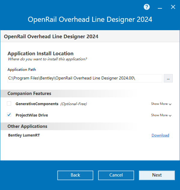 Bentley OpenRail Overhead Line Designer 2024 v24.00.00.205 64位软件下载安装教程
