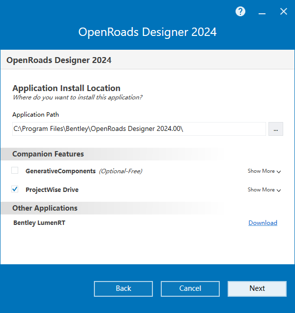Bentley OpenRoads Designer 2024 v24.00.01.062 64位英文版软件下载安装教程 Bentley OpenRoads Designer 2024 v24.00.01.062 64位英文版软件下载安装教程
