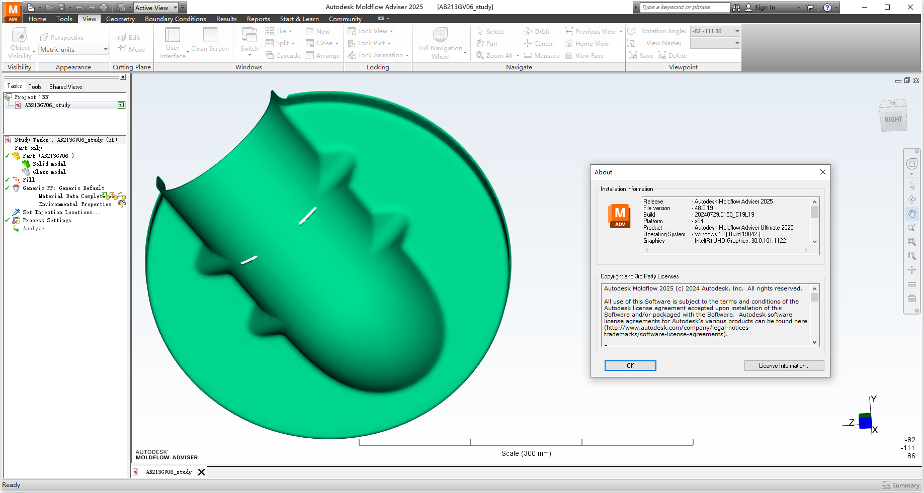 Autodesk Moldflow Adviser 2025 64位简体中文版软件安装教程 Autodesk Moldflow Adviser 2025 64位简体中文版软件安装教程