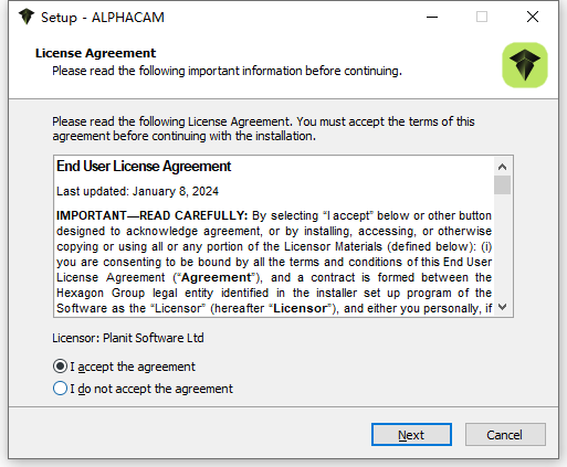 Hexagon AlphaCAM 2025.1 64位英文版软件安装教程 Hexagon AlphaCAM 2025.1 64位英文版软件安装教程