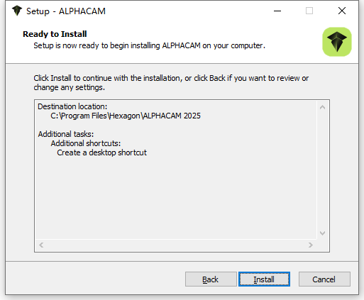Hexagon AlphaCAM 2025.1 64位英文版软件安装教程 Hexagon AlphaCAM 2025.1 64位英文版软件安装教程