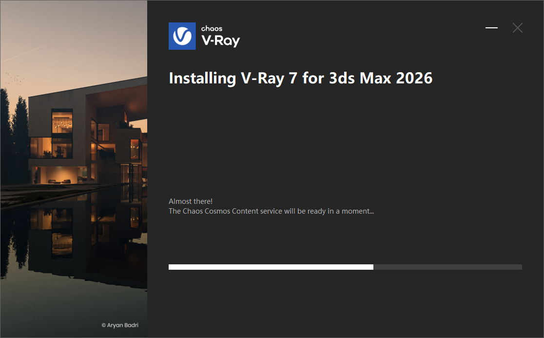 V-Ray Next Build 7.00.08 for 3ds Max 2026 64位中文版下载安装教程 V-Ray Next Build 7.00.08 for 3ds Max 2026 64位中文版下载安装教程