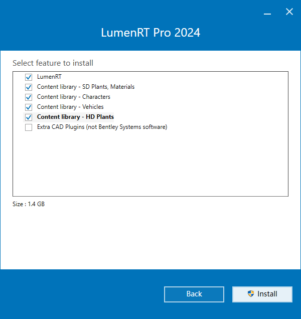 Bentley LumenRT 2024 v24.00.01.059 64位英文版软件下载安装教程 Bentley LumenRT 2024 v24.00.01.059 64位英文版软件下载安装教程