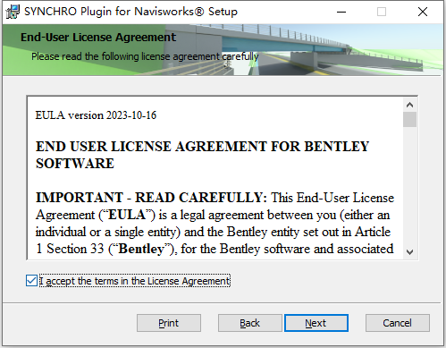 Bentley Synchro Pro v6.5.5.28 For Navisworks 2025 64位中文版软件下载安装教程