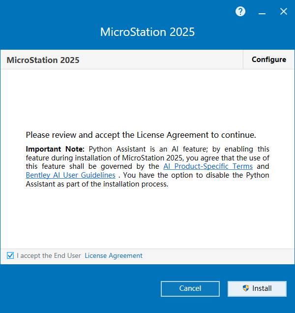 Bentley MicroStation 2025 v25.00.00.119 64位软件下载安装教程